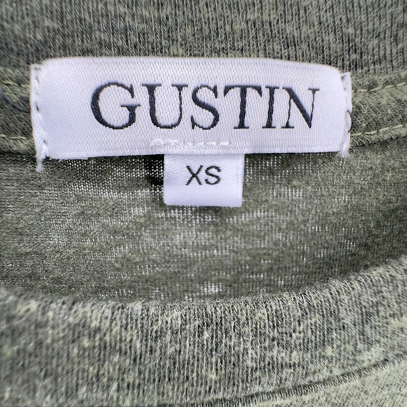 Gustin Mens XS Green Pocket T-Shirt Short Sleeve Casual Cotton Tee USA Made - Picture 5 of 6